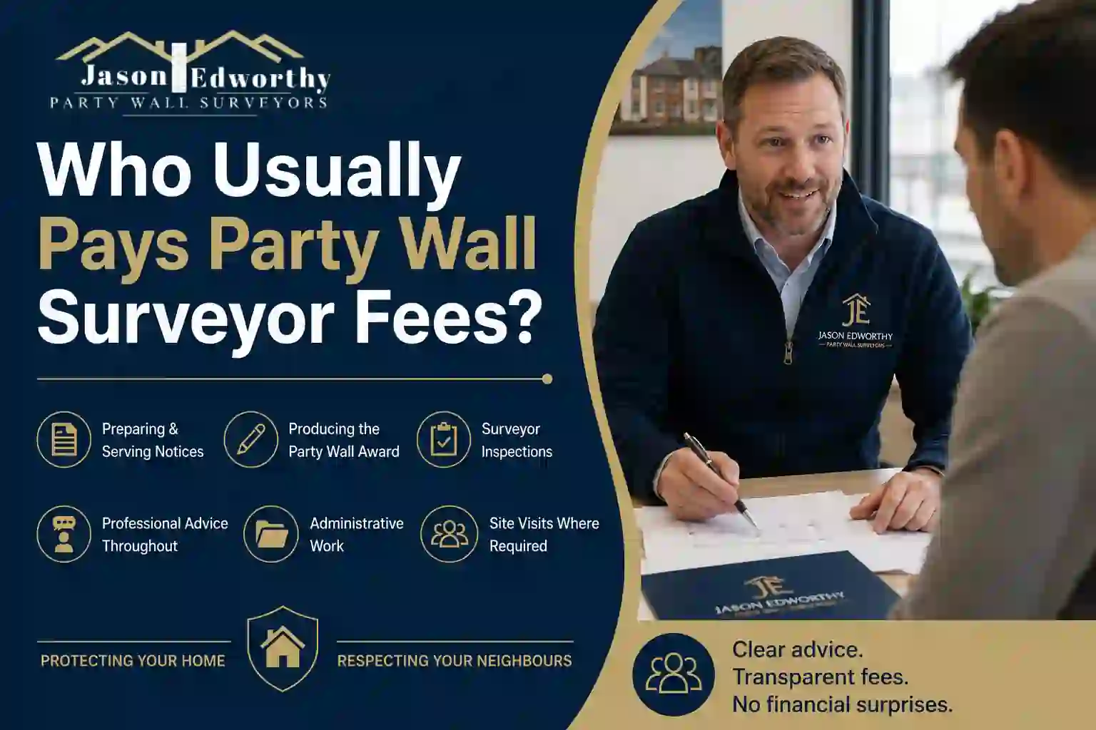 Who Usually Pays Party Wall Surveyor Fees Macclesfield?