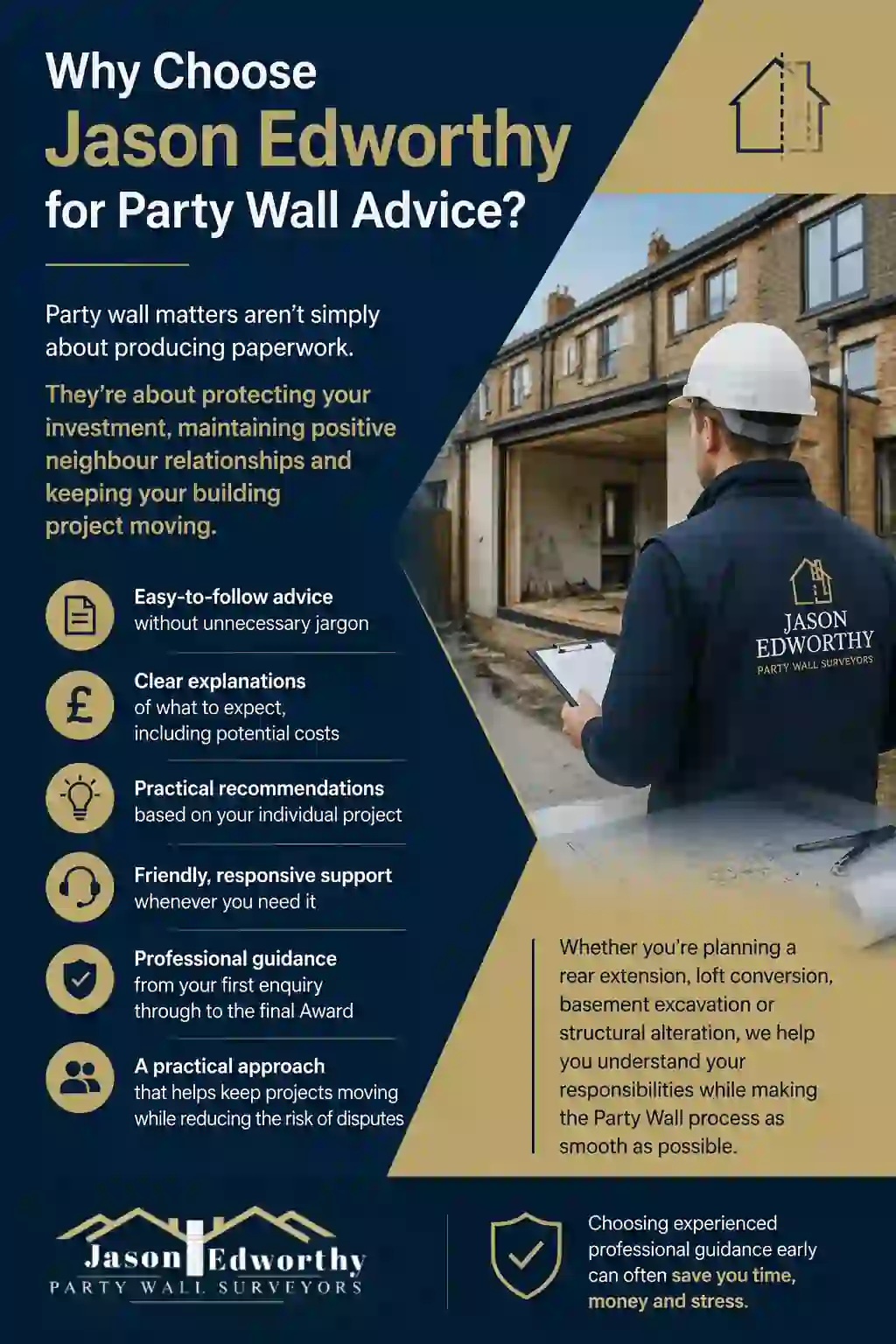 Why Choose Jason Edworthy for Party Wall Advice Macclesfield?